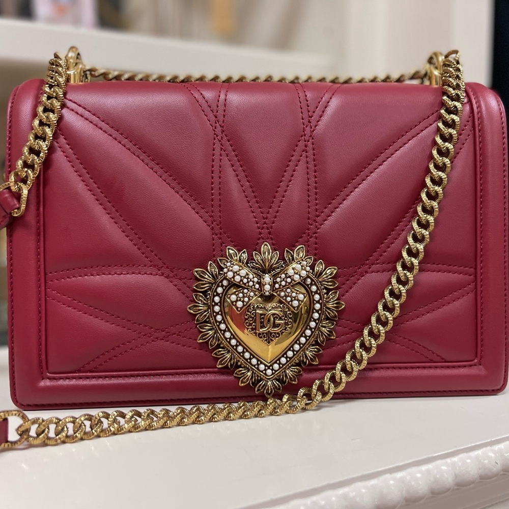 Dolce & Gabbana Medium Devotion bag in quilted nappa leather
